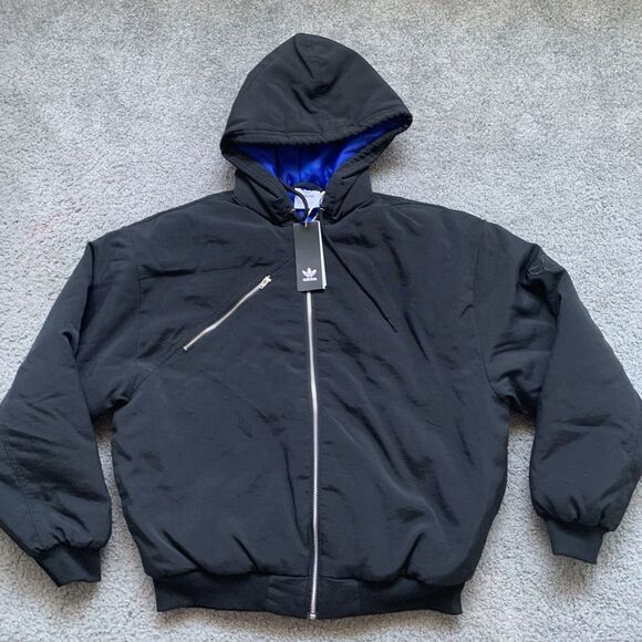 Adidas Men Skateboarding Shmoo Canvas Jacket Black Mark Gonzales IX9020 Size XS - Picture 2 of 12